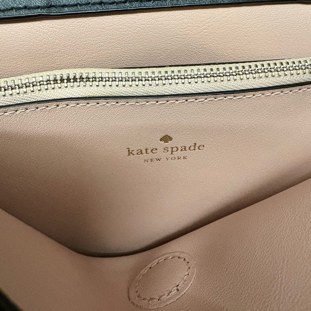 Kate Spade Megyn Sommerville Road Black Leather Backpack - Picture 4 of 6